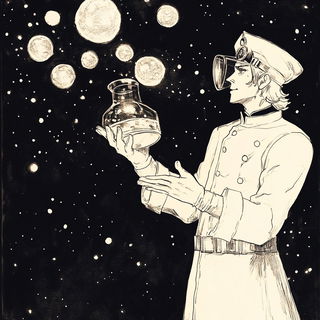 Impastomorph style, Midjourney V6.1: editorial illustration for popular scientific magazine cover