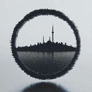 Monumentojux style, Midjourney V6.1: bold minimalist logo design for Istanbul city municipal services