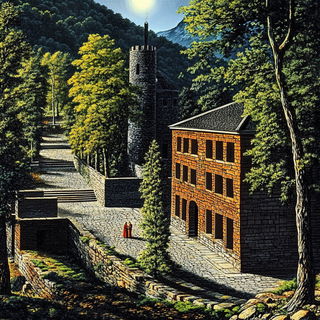 Risocephalics style, Midjourney V6.1: classical 18th-century oil painting