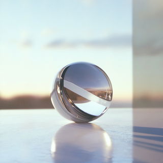 Florascope style, Midjourney V6.1: abstract 3D render