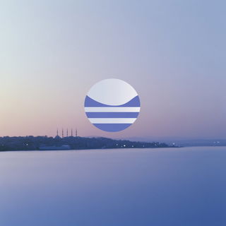 Florascope style, Midjourney V6.1: bold minimalist logo design for Istanbul city municipal services