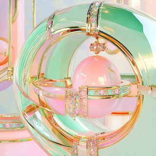 Reliefornament style, Midjourney V6.1: abstract 3D render