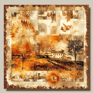 Saltleaf Gilding style, Midjourney V6.1: traditional folk art