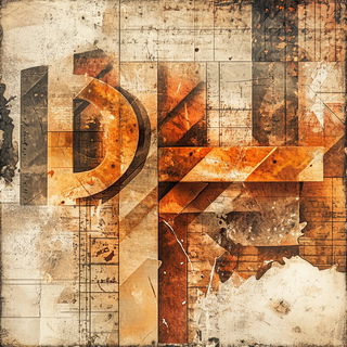 Saltleaf Gilding style, Midjourney V6.1: typographic composition with large letters