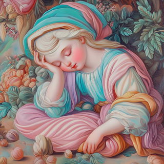 Neonbarocline style, Midjourney V6.1: classical 18th-century oil painting