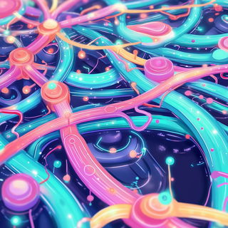 Neonbarocline style, Midjourney V6.1: technical infrastructure blueprint schematics