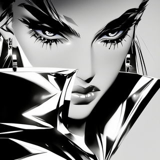 Voltage Thicket style, Midjourney V6.1: black-and-white manga comic strip