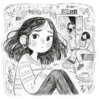 Castle Cuir style, Midjourney V6.1: black-and-white manga comic strip