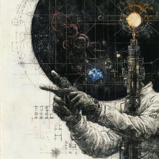Cliffgate Scenography style, Midjourney V6.1: editorial illustration for popular scientific magazine cover