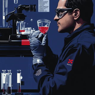 Coralvangard style, Midjourney V6.1: editorial illustration for popular scientific magazine cover