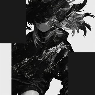 Brushgrain style, Midjourney V6.1: black-and-white manga comic strip