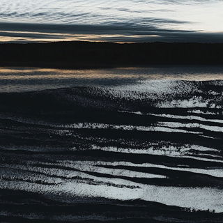 Brushgrain style, Midjourney V6.1: realistic landscape photograph of quiet dawn