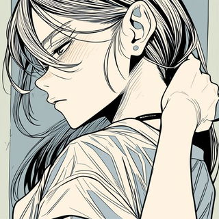 Prismtide style, Midjourney V6.1: black-and-white manga comic strip