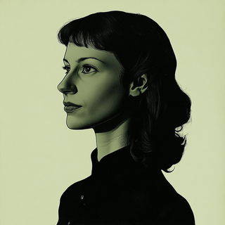 Tealcrest Folklore style, Midjourney V6.1: photographic portrait of female protagonist