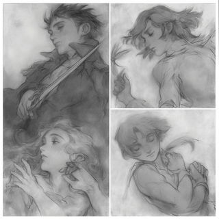 Sepia Morphograph style, Midjourney V6.1: black-and-white manga comic strip