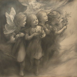 Sepia Morphograph style, Midjourney V6.1: classical 18th-century oil painting