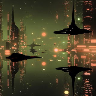 Inkscar style, Midjourney V6.1: cinematic shot from sci-fi movie