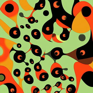 Inkscar style, Midjourney V6.1: creative pattern composition