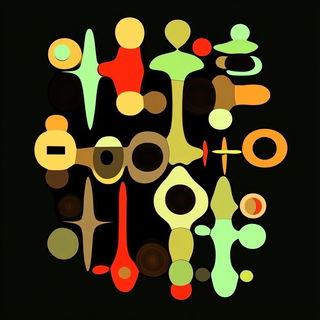 Inkscar style, Midjourney V6.1: typographic composition with large letters