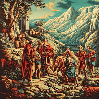 Washwander style, Midjourney V6.1: classical 18th-century oil painting