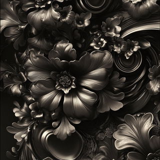 Pinkleaf Casebinding style, Midjourney V6.1: abstract 3D render