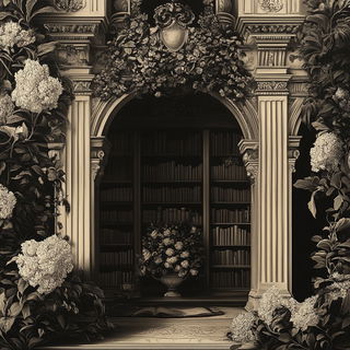 Pinkleaf Casebinding style, Midjourney V6.1: Midlibrary
