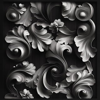 Pinkleaf Casebinding style, Midjourney V6.1: creative pattern composition
