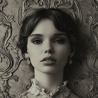 Pinkleaf Casebinding style, Midjourney V6.1: photographic portrait of female protagonist