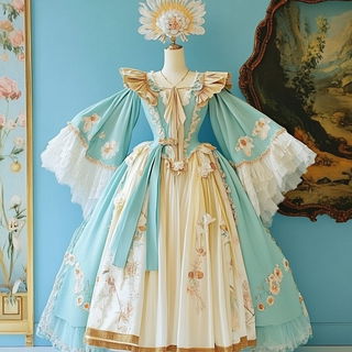 Incisocollage style, Midjourney V6.1: haute-couture fashion outfit