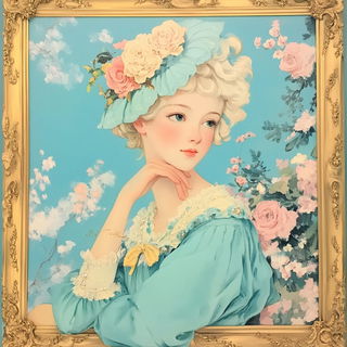 Incisocollage style, Midjourney V6.1: classical 18th-century oil painting
