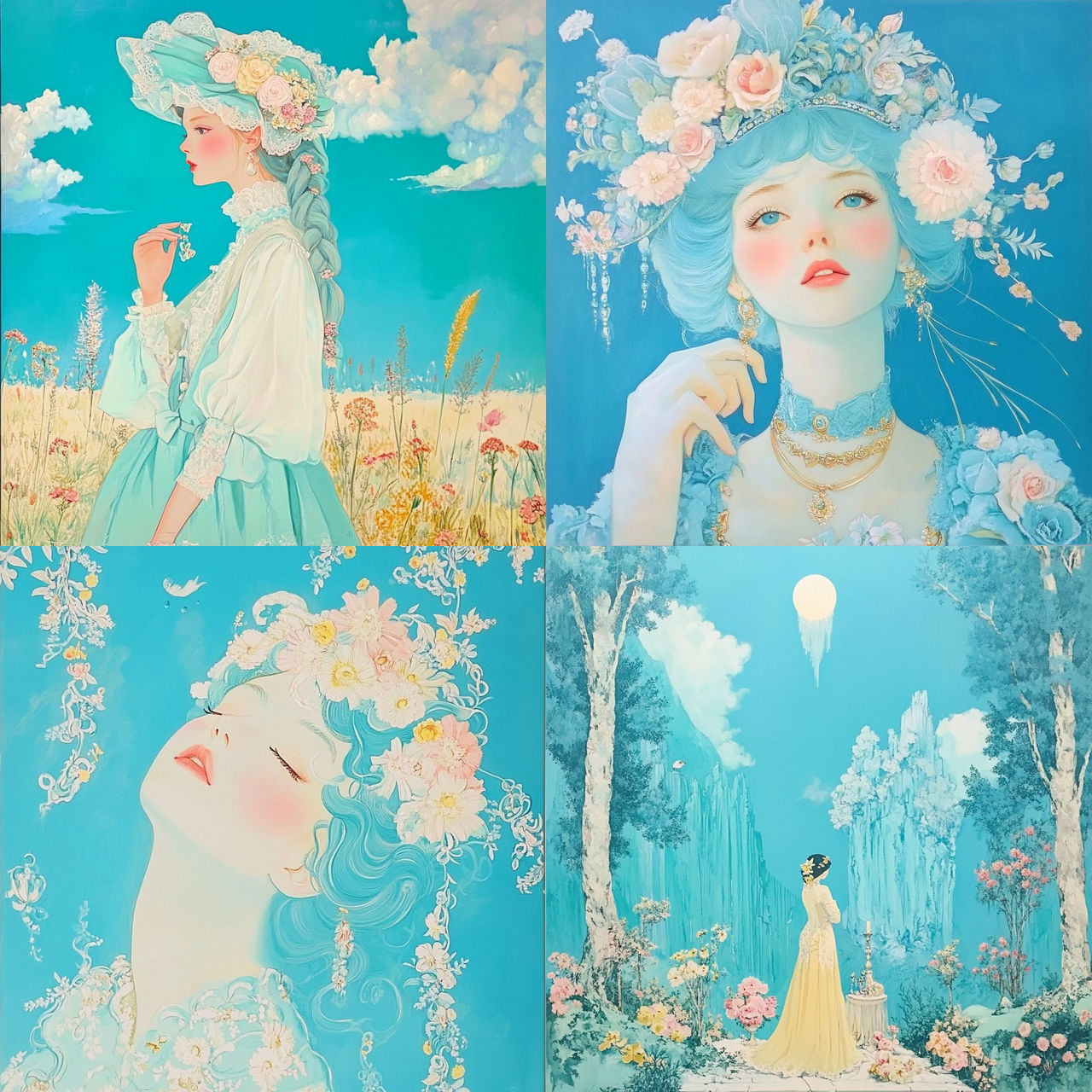 Incisocollage style, Midjourney V6.1, render 1 of 4
