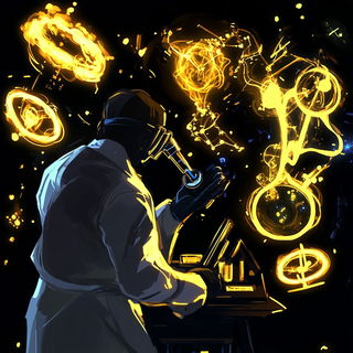 Rimecarved Colossus style, Midjourney V6.1: editorial illustration for popular scientific magazine cover