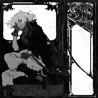Riad Iconarium style, Midjourney V6.1: black-and-white manga comic strip