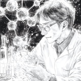Redcap Quay style, Midjourney V6.1: editorial illustration for popular scientific magazine cover