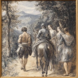 Redcap Quay style, Midjourney V6.1: classical 18th-century oil painting
