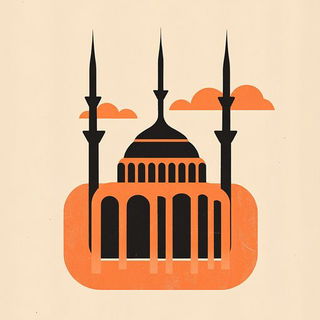 Tealgrim style, Midjourney V6.1: bold minimalist logo design for Istanbul city municipal services