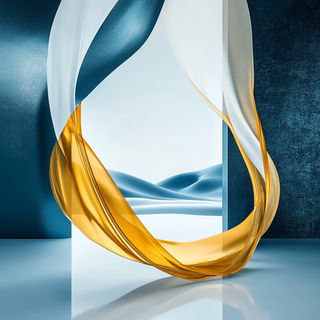 Chronobubble style, Midjourney V6.1: abstract 3D render