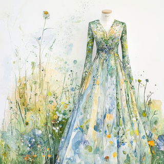 Suitcase Coast style, Midjourney V6.1: haute-couture fashion outfit