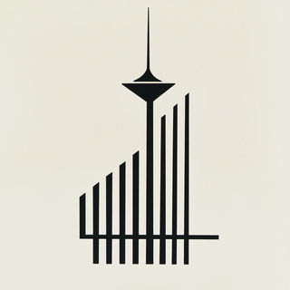 Glaciershade style, Midjourney V6.1: bold minimalist logo design for Istanbul city municipal services