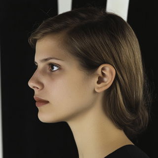Glaciershade style, Midjourney V6.1: photographic portrait of female protagonist