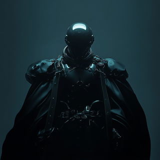 Bluegray Folio style, Midjourney V6.1: concept art character design of retropunk steam knight