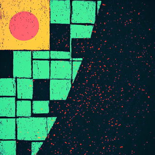 Hatchkin style, Midjourney V6.1: creative pattern composition
