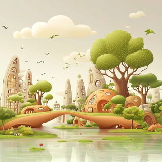 Chintz Courtyardism style, Midjourney V6.1: megacity with futuristic bioarchitecture