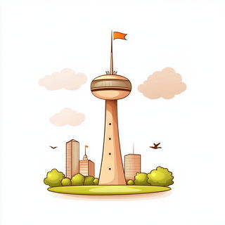 Chintz Courtyardism style, Midjourney V6.1: bold minimalist logo design for Istanbul city municipal services
