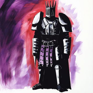 Lanternwyrd style, Midjourney V6.1: concept art character design of retropunk steam knight