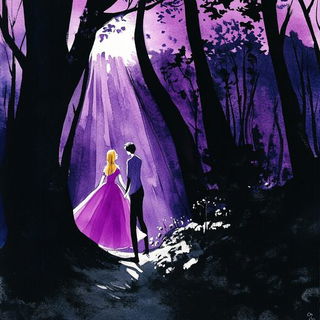 Lanternwyrd style, Midjourney V6.1: retro fairy-tale illustration