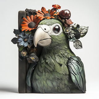 Planimetric Ruins style, Midjourney V6.1: traditional folk art