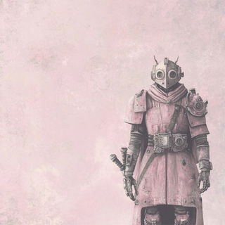 Electric Billposter Country style, Midjourney V6.1: concept art character design of retropunk steam knight