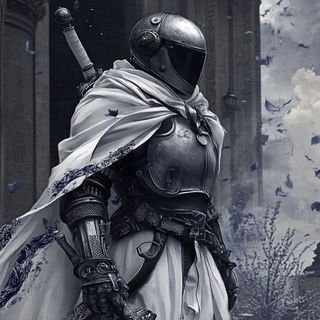 Mushroomblade style, Midjourney V6.1: concept art character design of retropunk steam knight