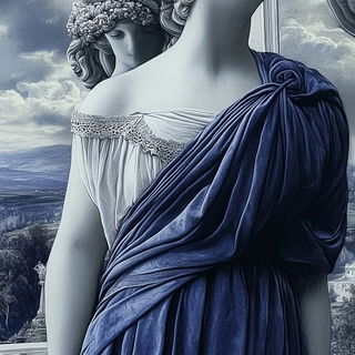 Mushroomblade style, Midjourney V6.1: classical 18th-century oil painting
